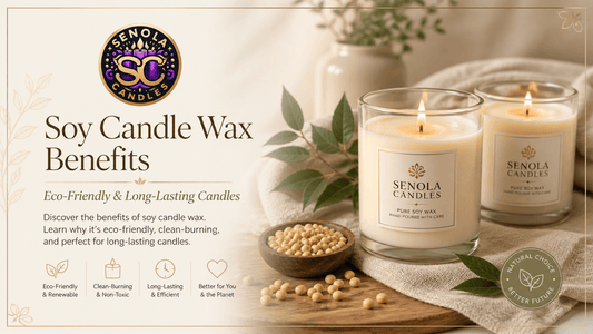 Soy Candle Wax Benefits | Eco-Friendly & Long-Lasting Candles