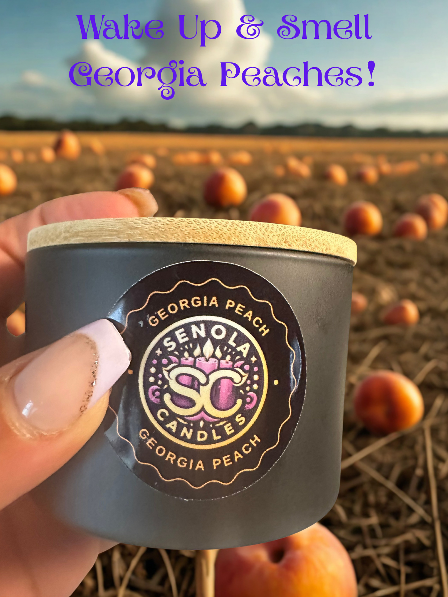 Georgia Peach Scented Candle