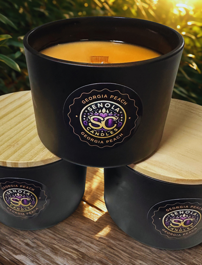 Georgia Peach Scented Candle | Sweet Peach Home Fragrance