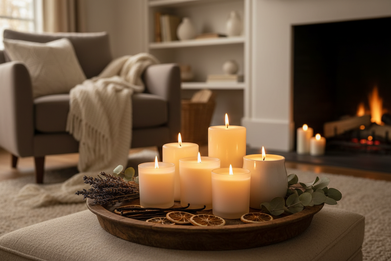 luxury candle scents for a coz relaxing home